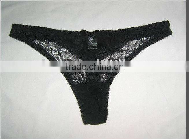 Ladies sexy transparent lace panty ladies panties 0373#