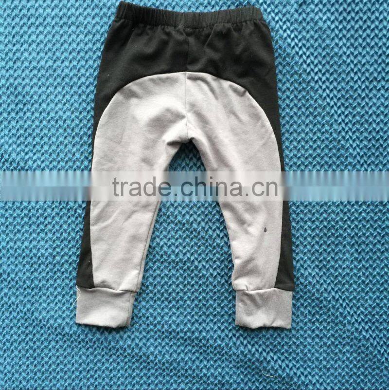 100% Organic Cotton Fashion Baby Boy sport Pants Korean Kids Elastic Tight Pants YW-00170