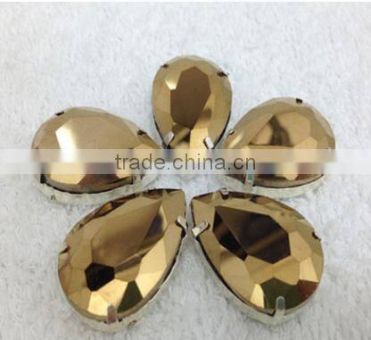 teardrop crystal beads crystal fancy stones for dresses