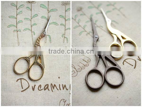 Antique Zakka Scissors Embroidery Bird Scissors Craft Thread Scissors