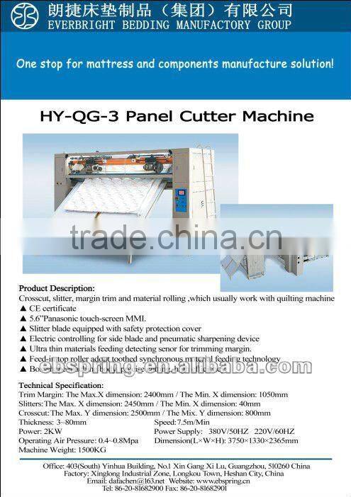 HIGH EFFICIENCY HY-QG-3 fabric strip Cutter Machine
