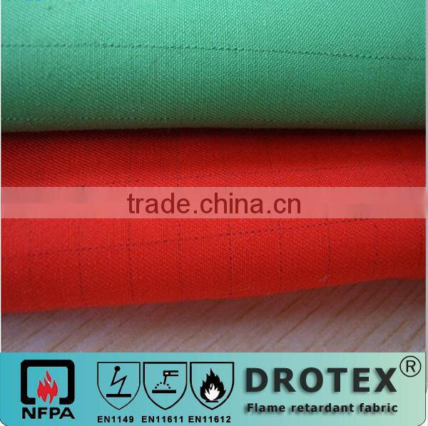 EN1149 65% polyester with 35% cotton TC waterproof &anti-static fabric