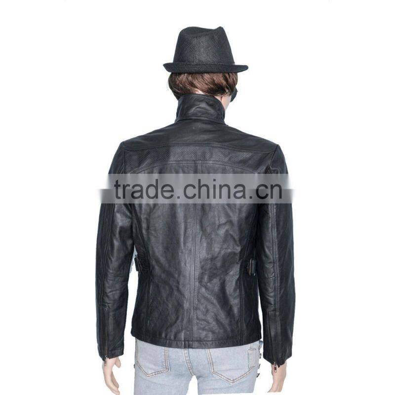 2016 Hot selling leather jacket for men