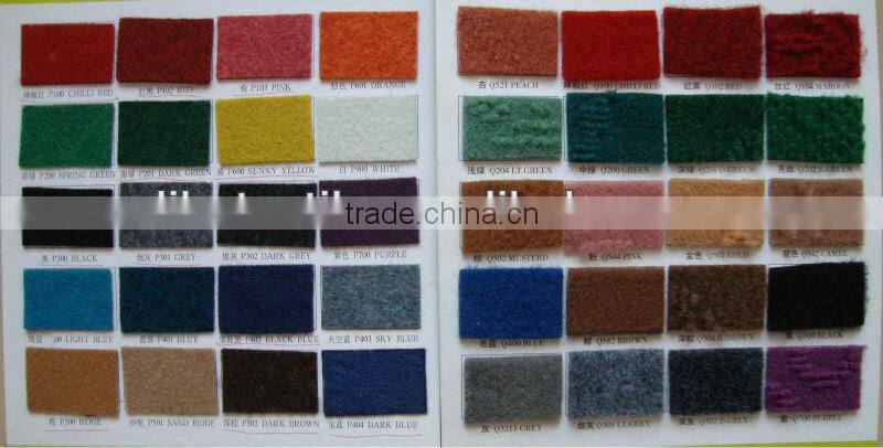Various Styles Needle Punched Polyester Plain Carpet Tiles