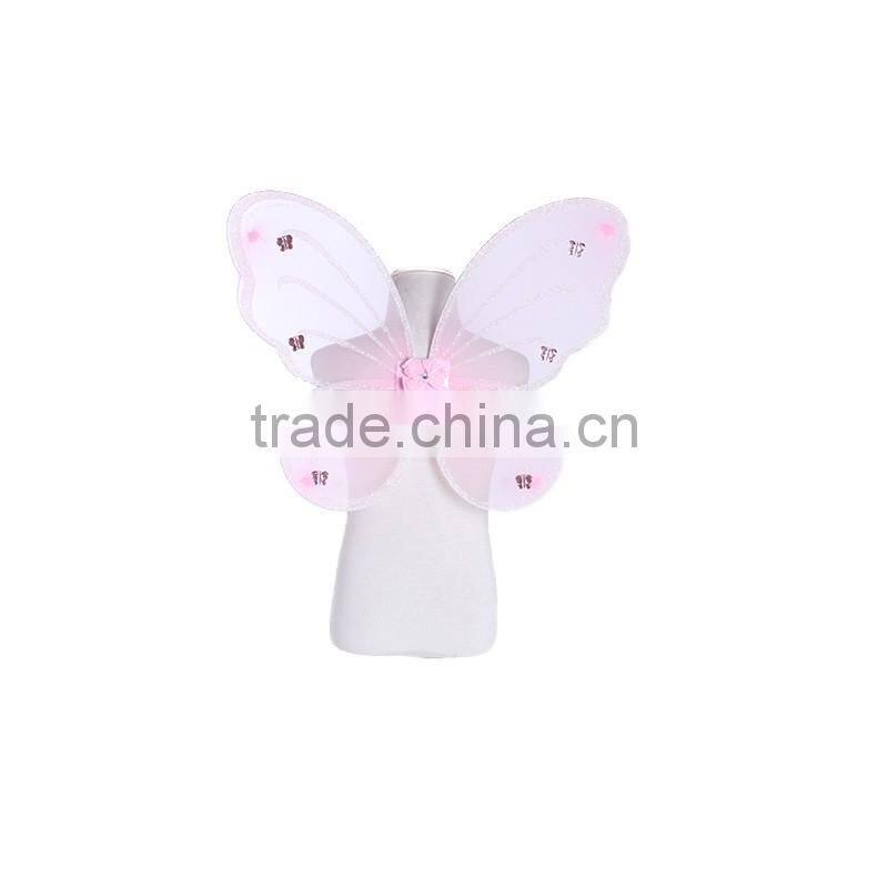 Fairy wings sets for children high quality fairy wings with handbags carnival party accessories