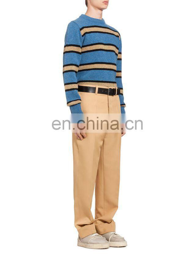 Men's crewneck Knit Men's crewneck Knit Milti-coloured Striped Pattern