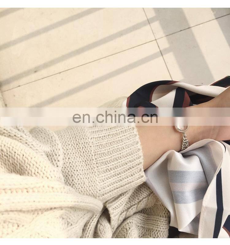 Water Drop Bracelet Simple Transparent Disk Glossy Glass Bead Bracelet