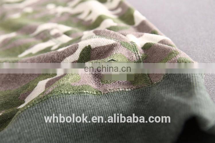 Custom camouflage cotton jersey men's hoodies&sweatershirts man camo pullover
