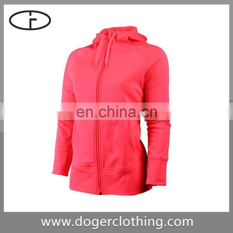 Good quality double pocket long sleeve men thin hoodie for sale