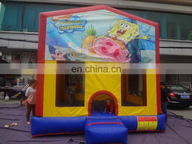 HI Funny and new style game 0.55mm PVC inflatable bounce castle moon castle commercial inflatable castle bouncy slide for kid