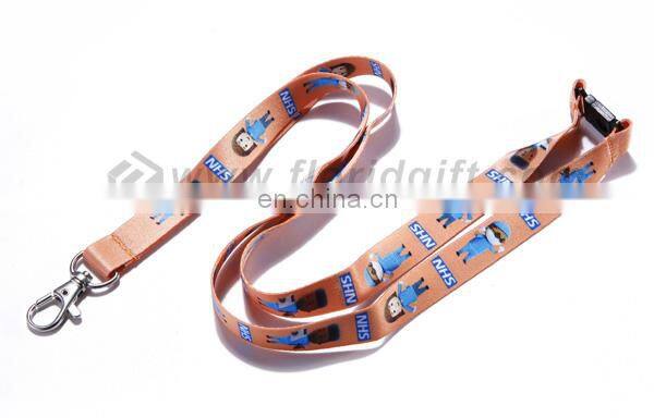 Hot sale polyester custom cheap heat transfer printing lanyards