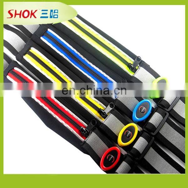 Outdoor sport led flashing running waist belt