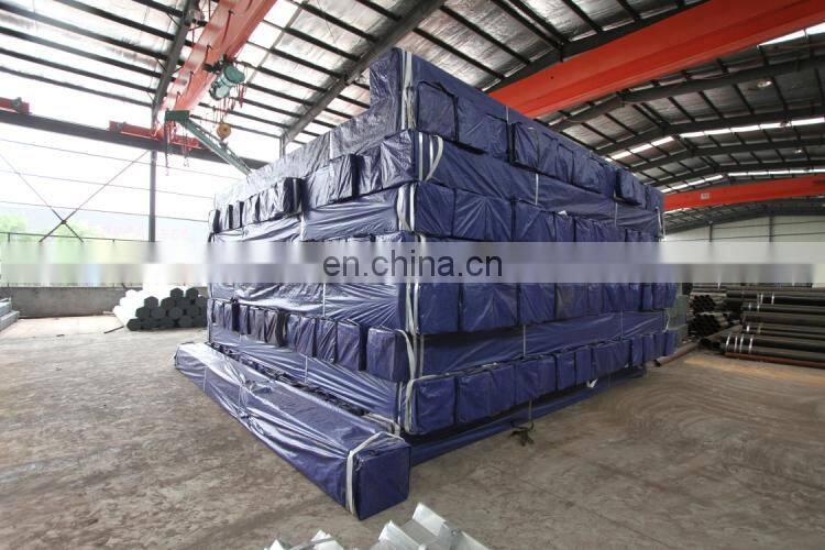 Light weight galvanized steel pipe steel box section standard sizes rectangular hollow section q235b