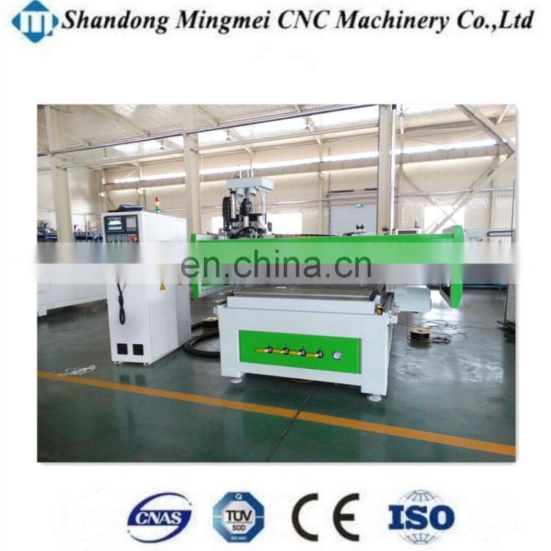 1325 pneumatic system 3 spindle , multi head cnc atc 1325 , 3d wood carving router machine 3 axis with balance cylinder