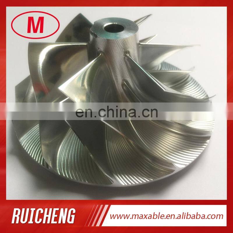 T51 70.34/93.96mm 6+6 blades turbo billet/milling/aluminum 2618 compressor wheel for racing