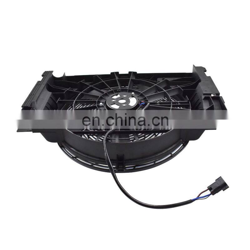 A/C AC Radiator Condenser Cooling Fan Fit For 00-06 BMW E53 X5 5 Blade 64546921381