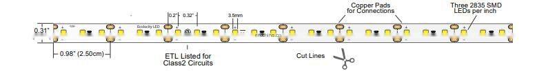 Grilight Shenzhen Cheap price SMD2835 LED STRIP LIGHT 120LED PER METER