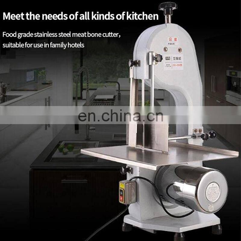Electric commercial band saw frozen fish meat cutting machine / kitchen equipment bone saw/ portable meat saw machine