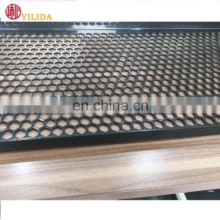 Hexagonal aluminum perforated mesh