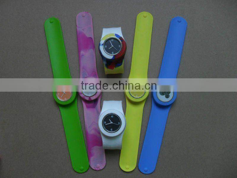 Custom Hot sale logo silicone watch for silicone o clock watch