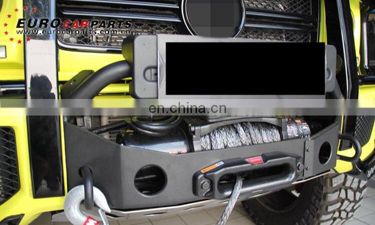 w463 winch fit for G-class W463 G63 and 4x4 winch full set with skid plate stainless wire
