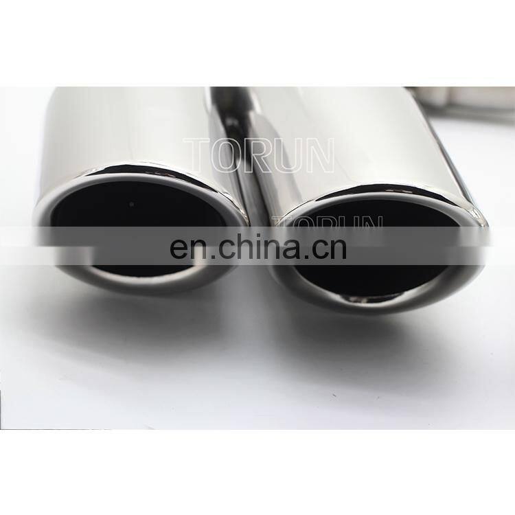 Hot sale high quality Universal exhaust tips for porsche 18 Cayenne Hybrid Mirror Polish