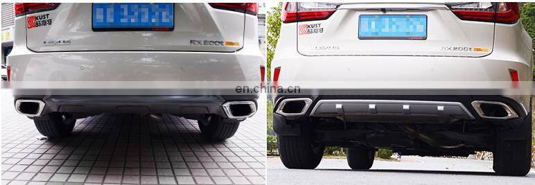 High Quality Front/Rear Bumper guard skid plate for LEXUS RX 200t