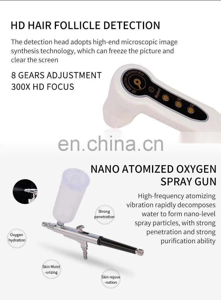 Scalp Treatment Physiotherapy Equipment Hair Regrowth Machine Follicle Detector Anti-dandruff Anti-itch Hair Care Instrument