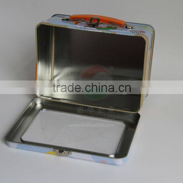 printed tinplate box packing christmas gift
