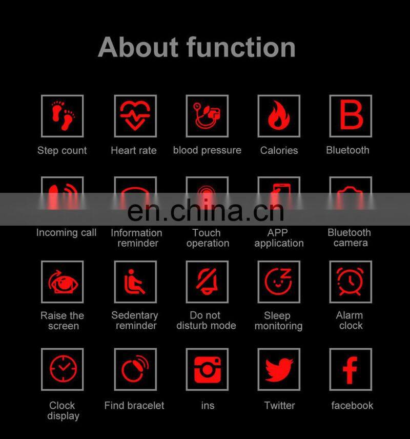 115 Plus Smart Watch Sport Watches Health Smart Wristband Heart Rate Fitness Pedometer Bracelet 115 Plus Smartwatch