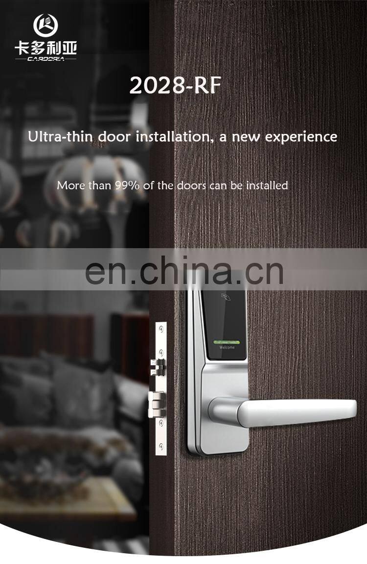 Factory Wholesale Popular Office Keyless Smart Rfid Card System Electronic Key Digital Smart Price Hotel Door Lock Manufacturer