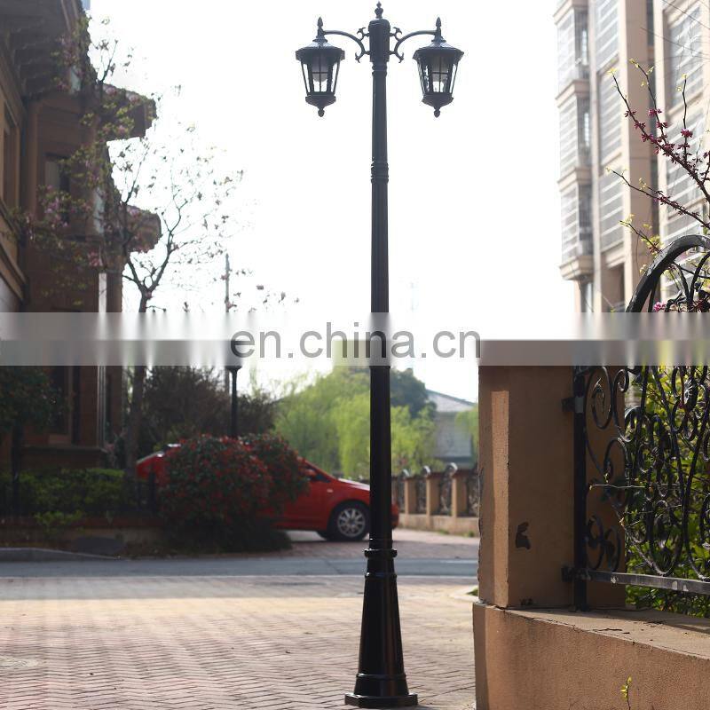 OEM/ODM available 3m 4m 5m 6m fancy cast aluminum yard street light pole
