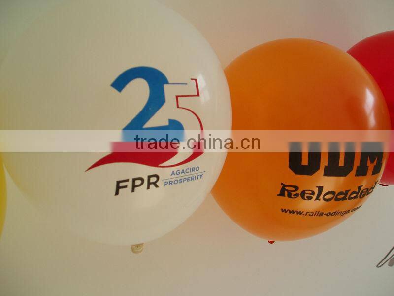 printed latex balloon for decor wedding/ birthday
