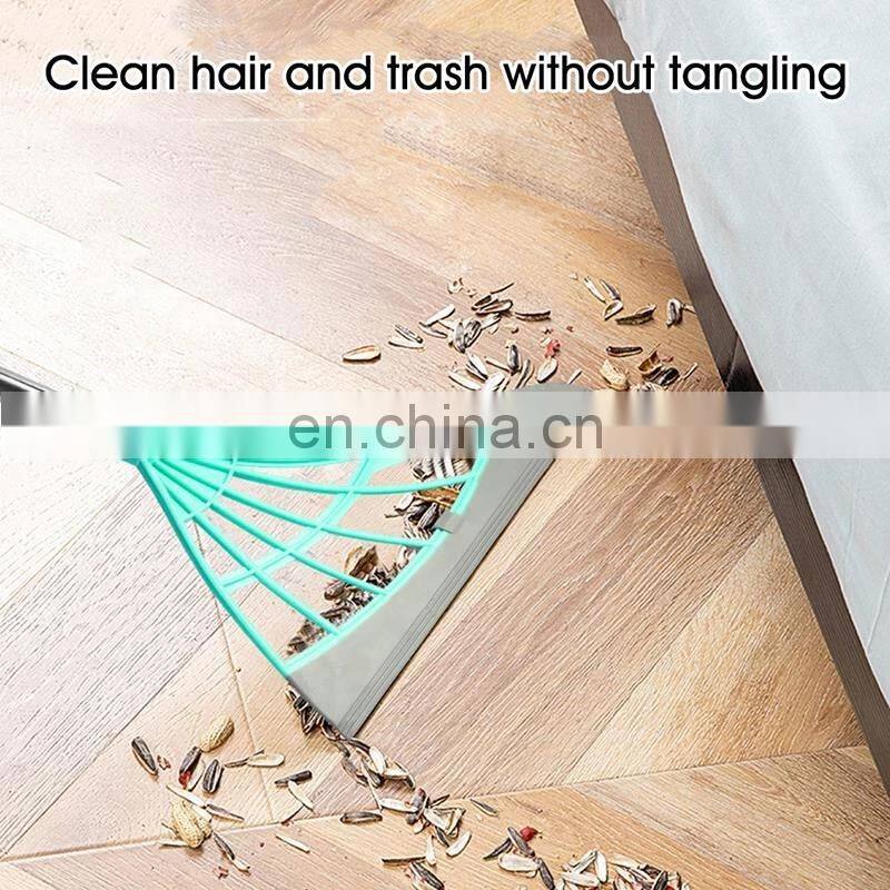Rubber Broom Hand Push Sweeper Magic Broom Floor Wiper Squeegee for Floor Cleaning Floor Squeegee Sweeping Brush Pet Hair Broom