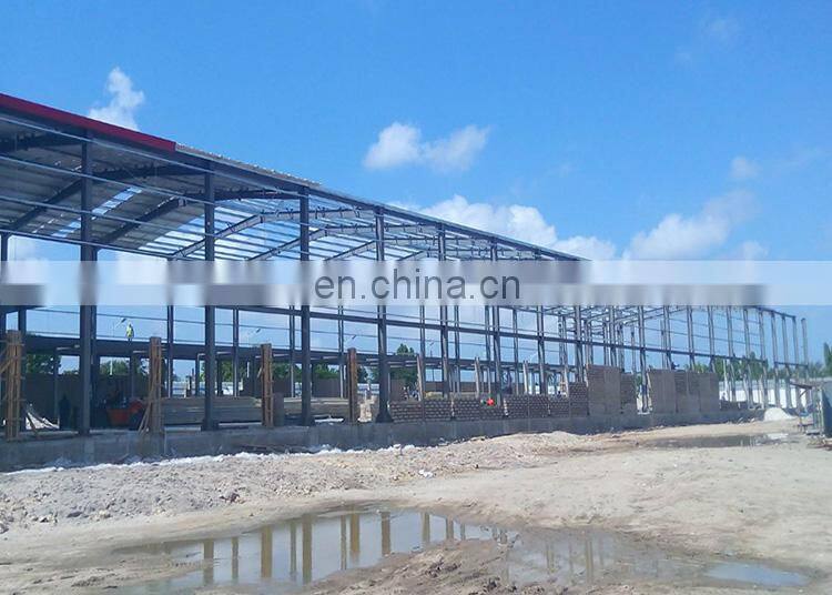 Autocad 3D Drawing Steel Structure Workshop Prefab Warehouse