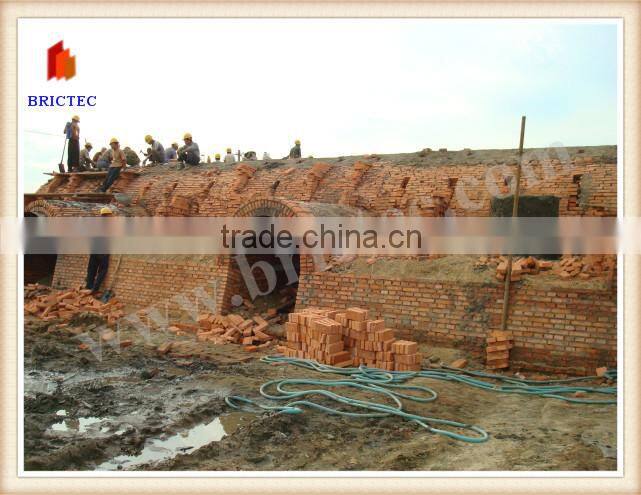 high capacity save energy fired clay brick tunnel kiln