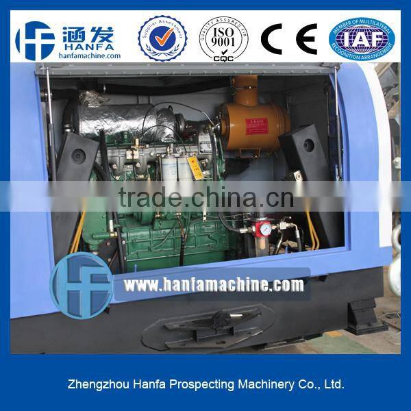 Good at drilling rock!! Powerful and Efficient HF300Y hydraulic water drilling rig