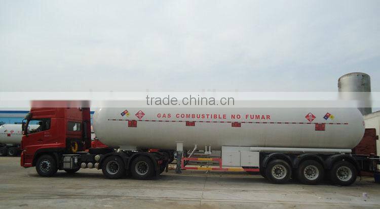 Good Price 56M3 3 axles lpg semi trailer,factory supply cheap semi trailers