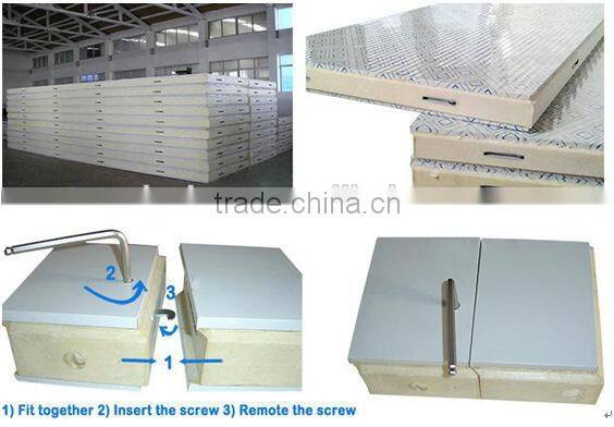 75-200mm PU sandwich panel for cold room