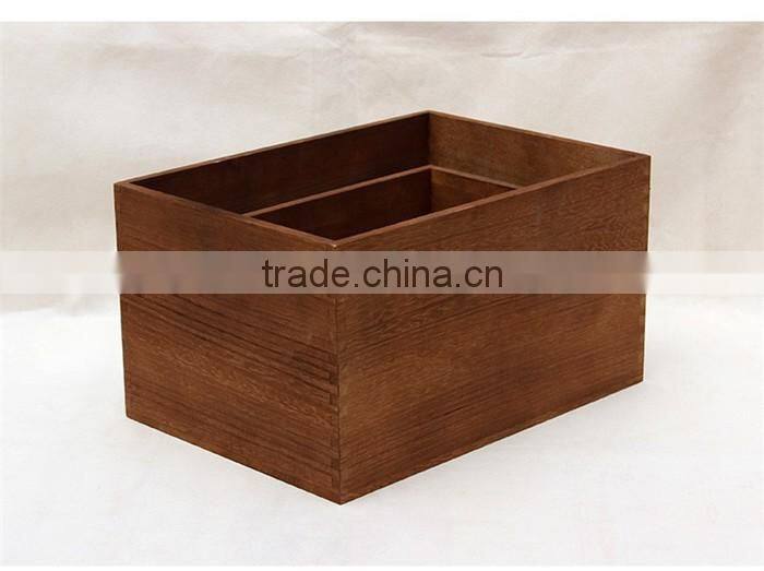 Searun Antique unfinished wood box