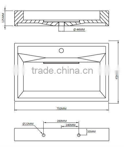 Composite Resin Basin(07545)
