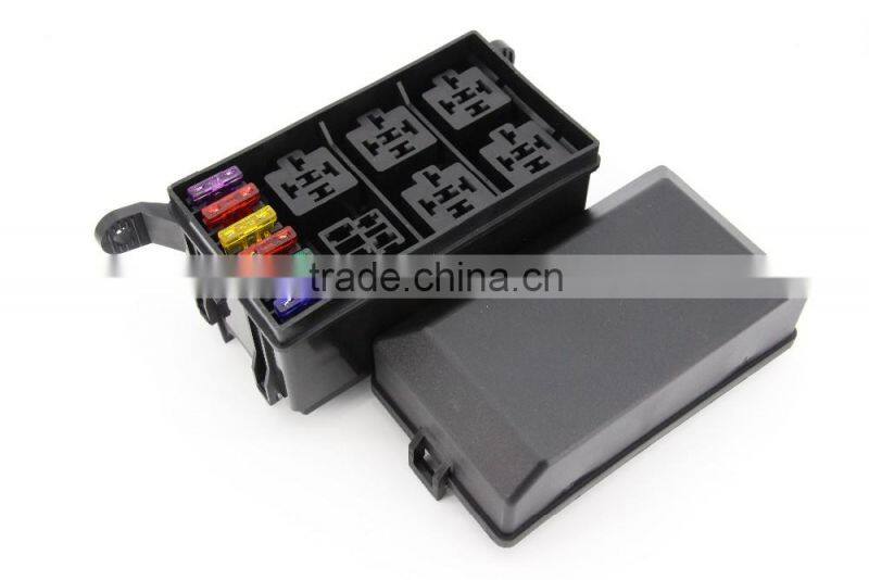 6 Ways Auto fuse box assembly With terminals and fuse ,Auto car insurance tablets fuse box mounting fuse box