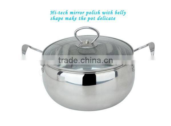 Kitchen Accessories Wholesale Stainless Steel Cooking Pot Set
