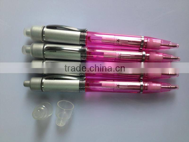 promotional gifts light up pen,led glowing ballpen, led flashlight pen,led logo projector pen,imprinted led light ballpen