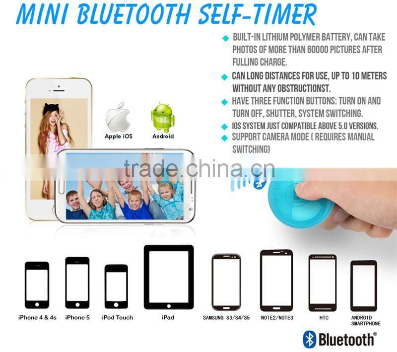 Wireless remote shutter release control roller for iphone