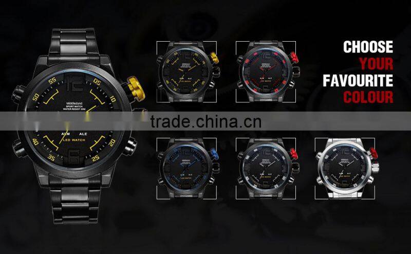 2015 new design !!! hot sale fashion rubber digital men sport digital watches with MOQ 50 pcs China manufacturer Guangzhou