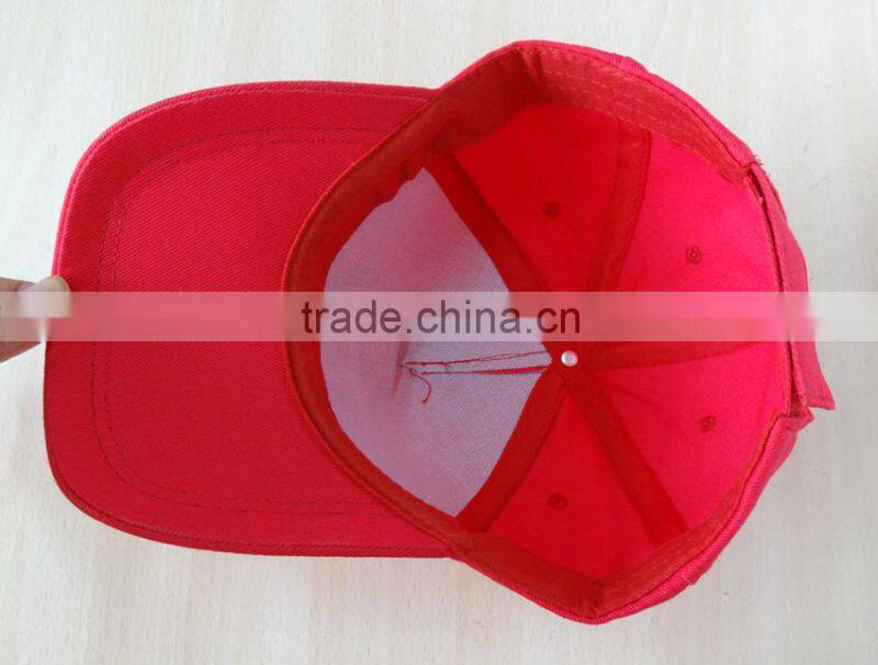 OEM 5 panel cotton print baseball cap for school kids