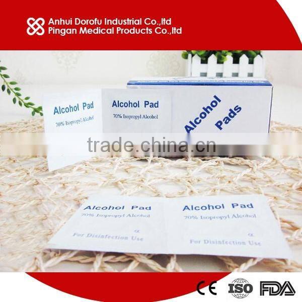 nonwoven alcohol swab,alcohol swab pads,70% isopropyl alcohol