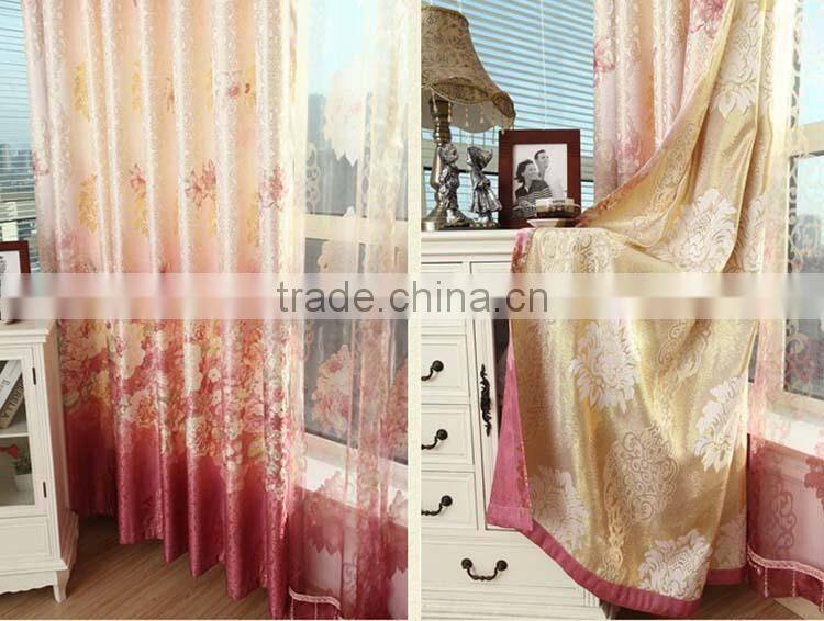 New design professional polyester curtain design new model