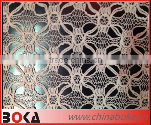BOKA hot selling white water soluble cotton lace fabric